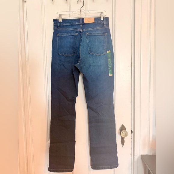 L.L. Bean Women's Classic True Shape Blue Jeans Size 10 - Picture 2 of 7